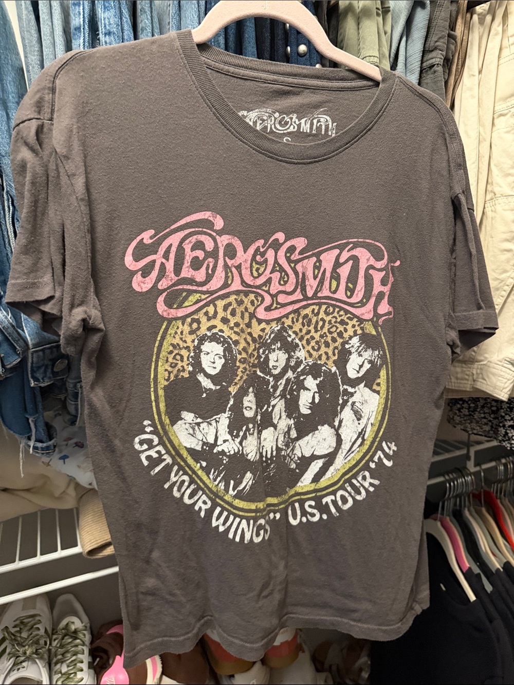 Women's 100% cotton Band Graphic Tee